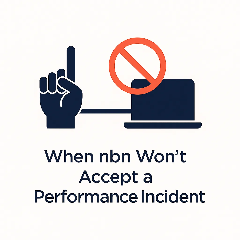 Illustration of problems nbn won’t investigate