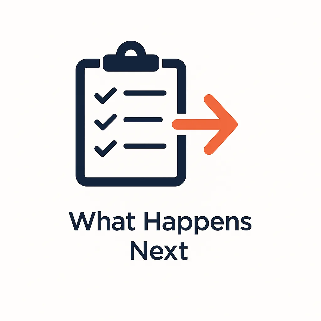 Illustration of the next steps